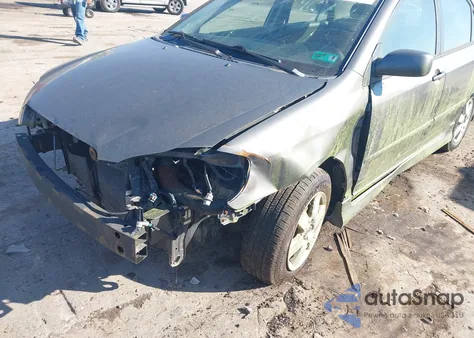 2007 Toyota Corolla S из США, поврежденный, VIN 2T1BR32E87C824496